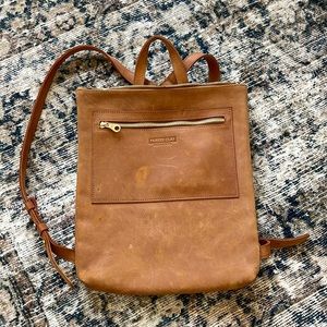 Parker Clay Miramar Leather Backpack
